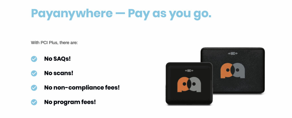 Pay As You Go PayAnywhere bluetooth smartphone card reader from iSmart Payments 