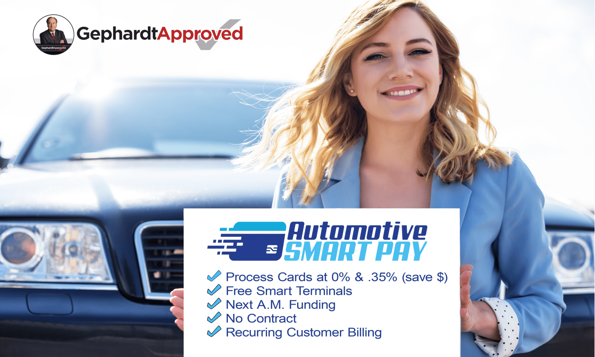 Automotive Smart Pay Banner iSmart Payments Merchant Services