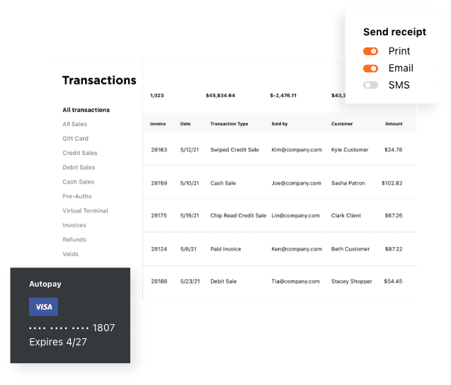 See all transactions