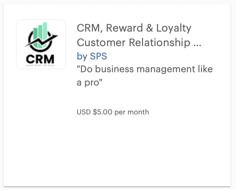 CRM, Reward & Loyalty