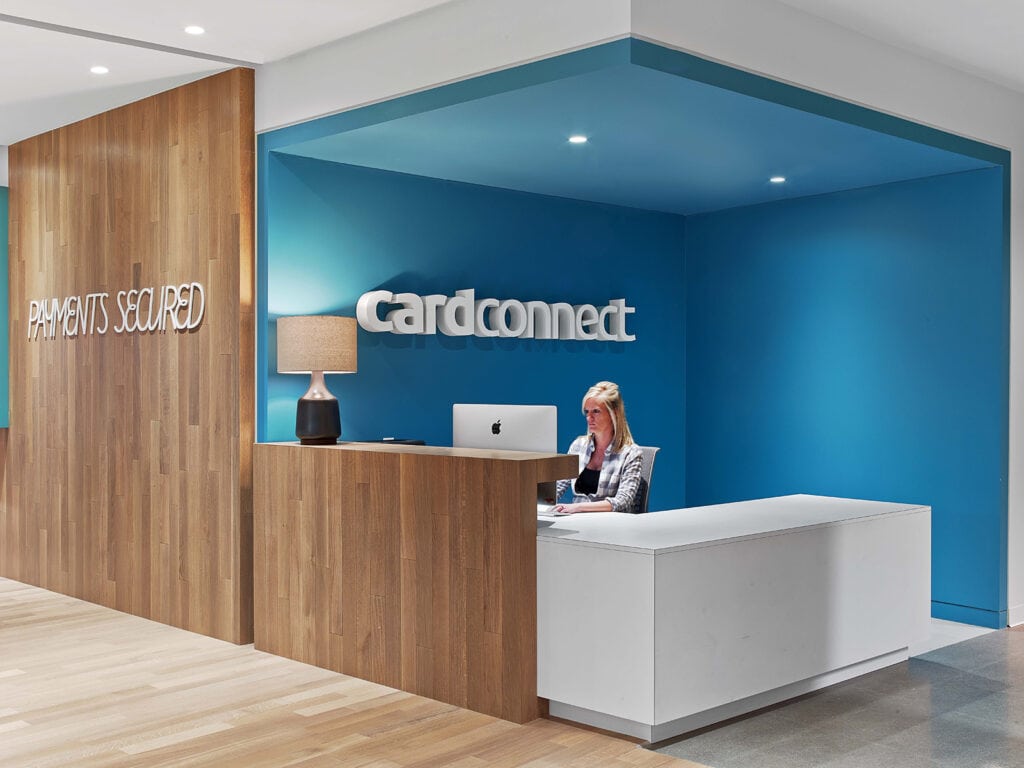 The cardconnect office staff