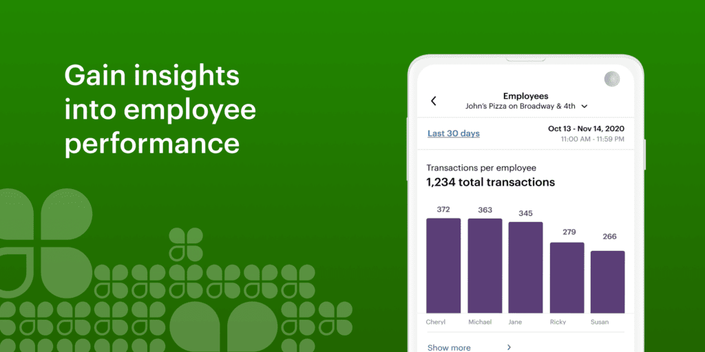 Gain insights into employee performance with Clover Go Smartphone Payments