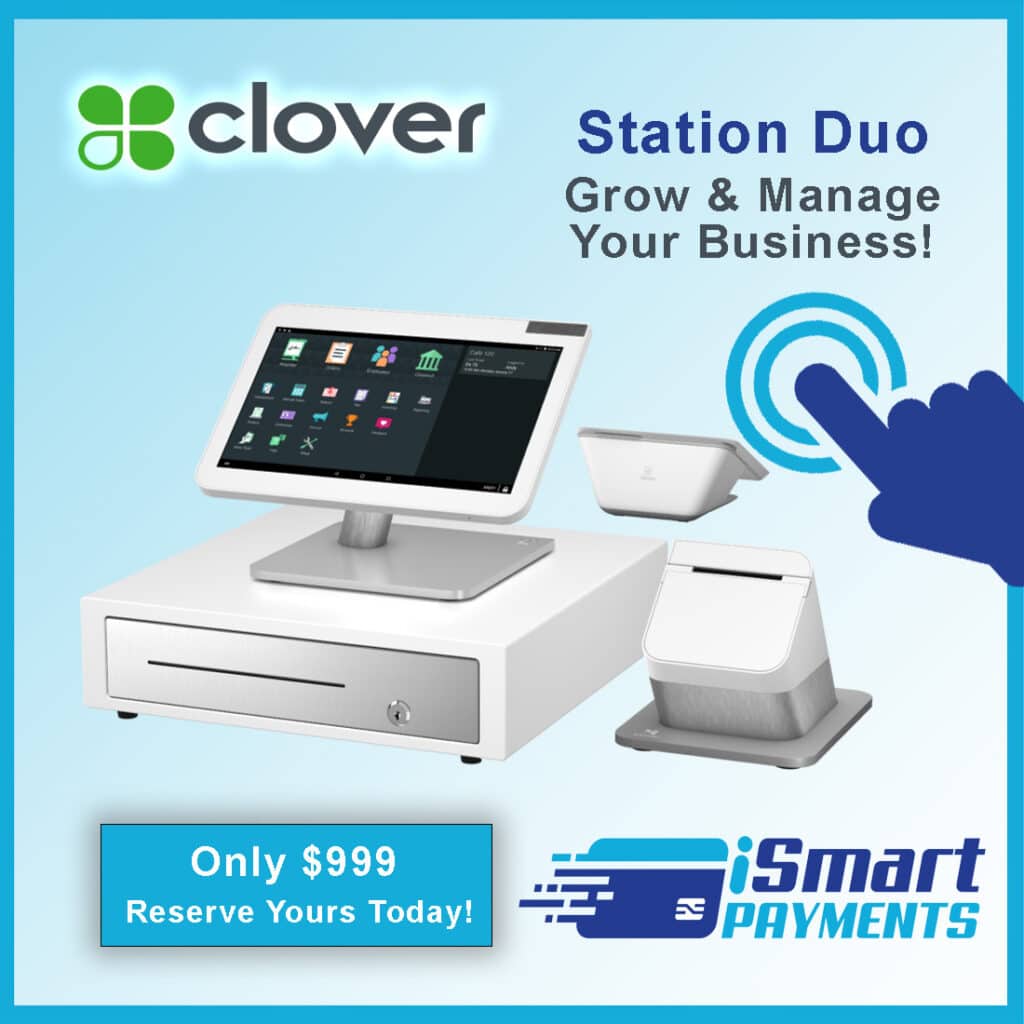 Clover Station Duo from iSmart Payments 