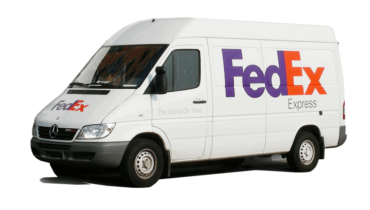 FedEx Delivery Truck delivering your PayAnywhere Free Smart Terminal