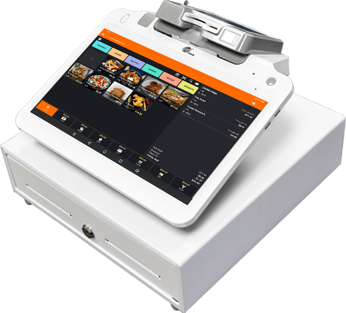 Free PAX E700 POS PayAnywhere Cash Drawer Point of Sale