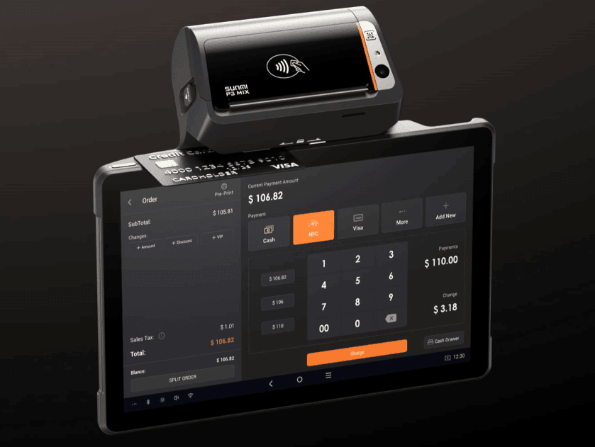 SUNMI P3 MIX POS System