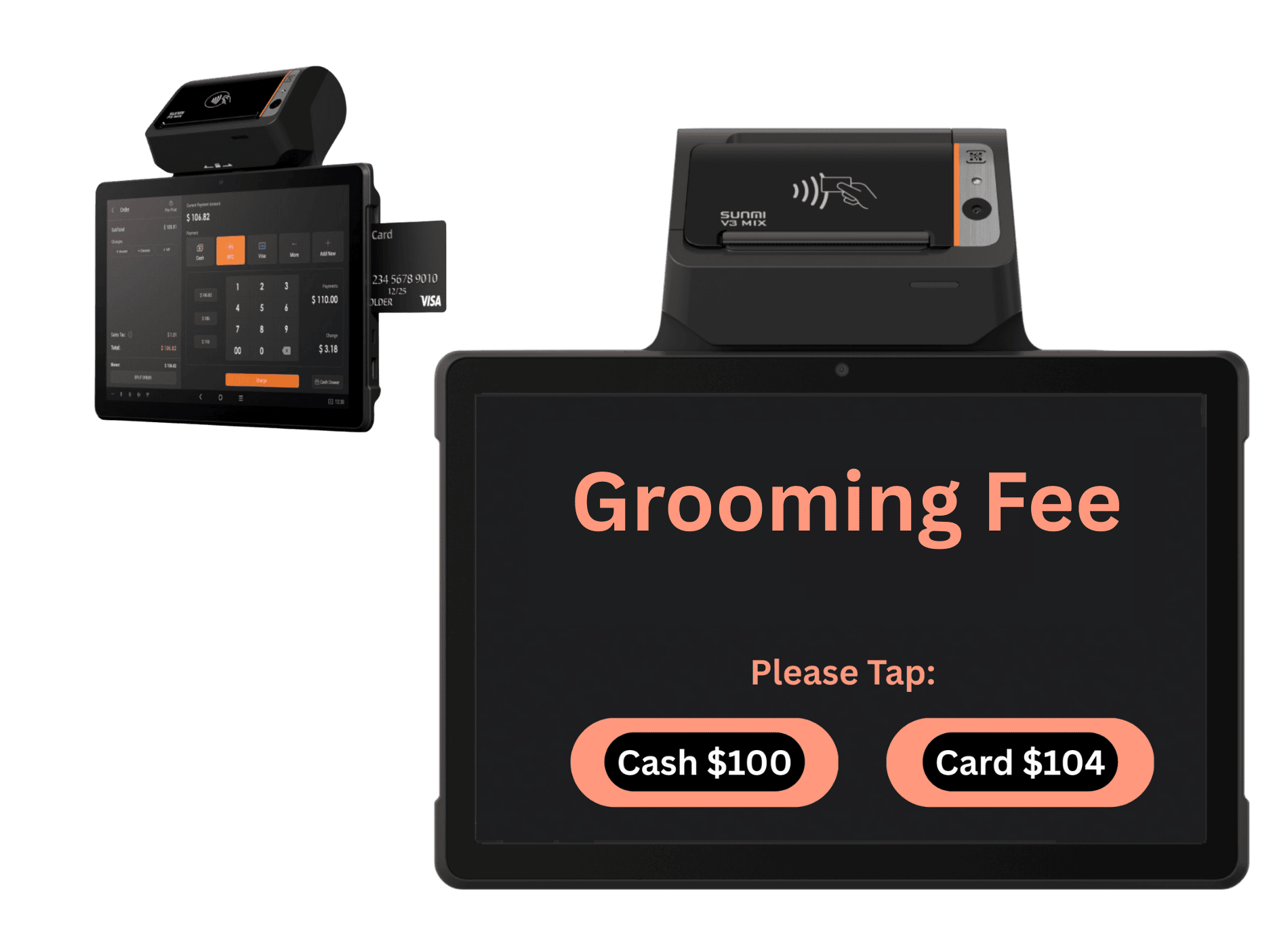 No Cost POS System - Customer Payments & Tips for Pet Groomers
