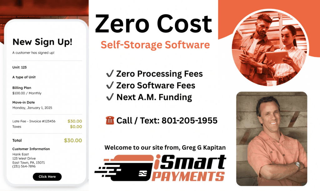 CC Storage Self Storage Software dual pricing model save thousands