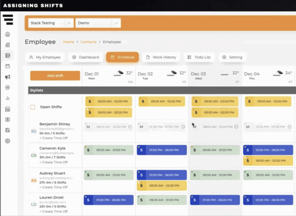 online pet groomer appointment scheduling software screenshot