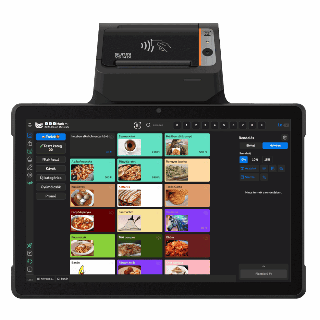 Free POS System Sunmi P3 Mix