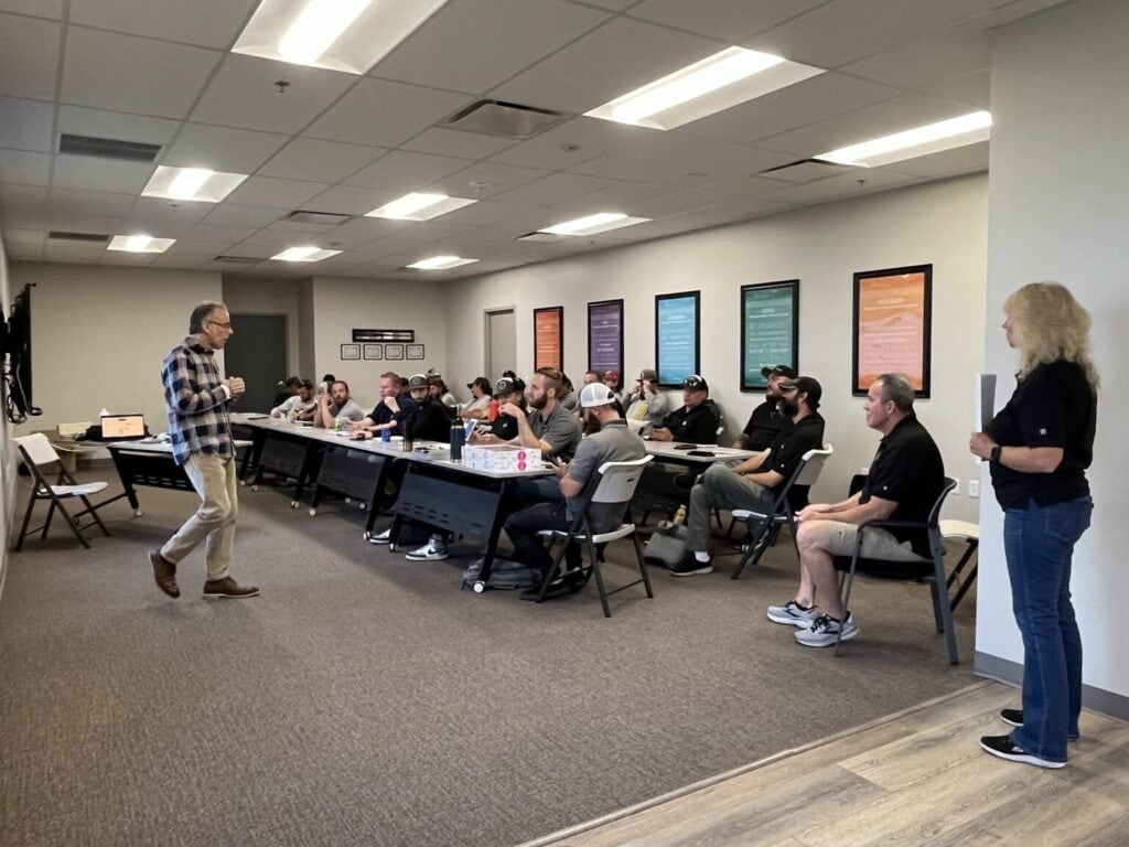 Greg Kapitan of iSmart Payments About Us teaching at Davenport Foundation Repair