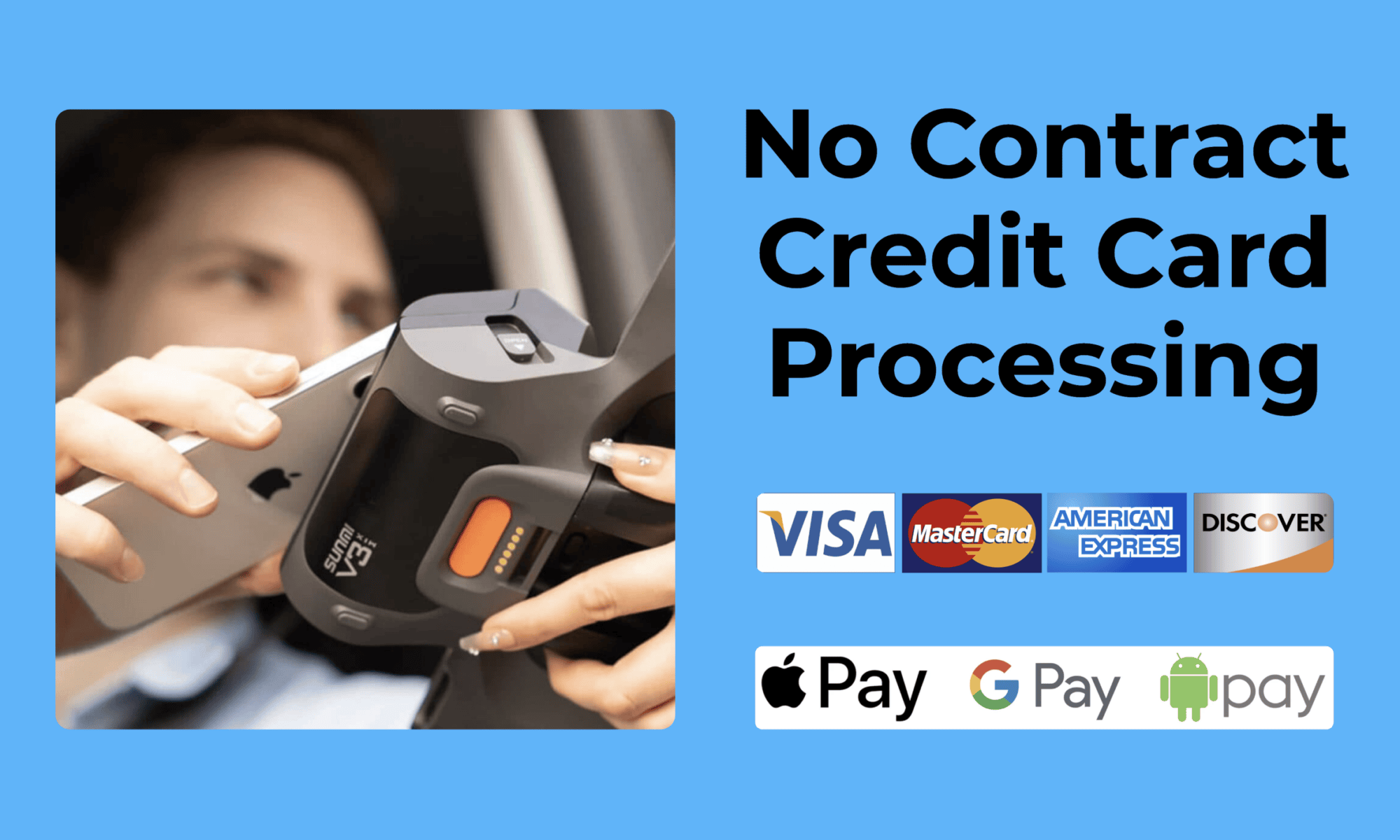 No Contract Credit Card Processing for Small Businesses