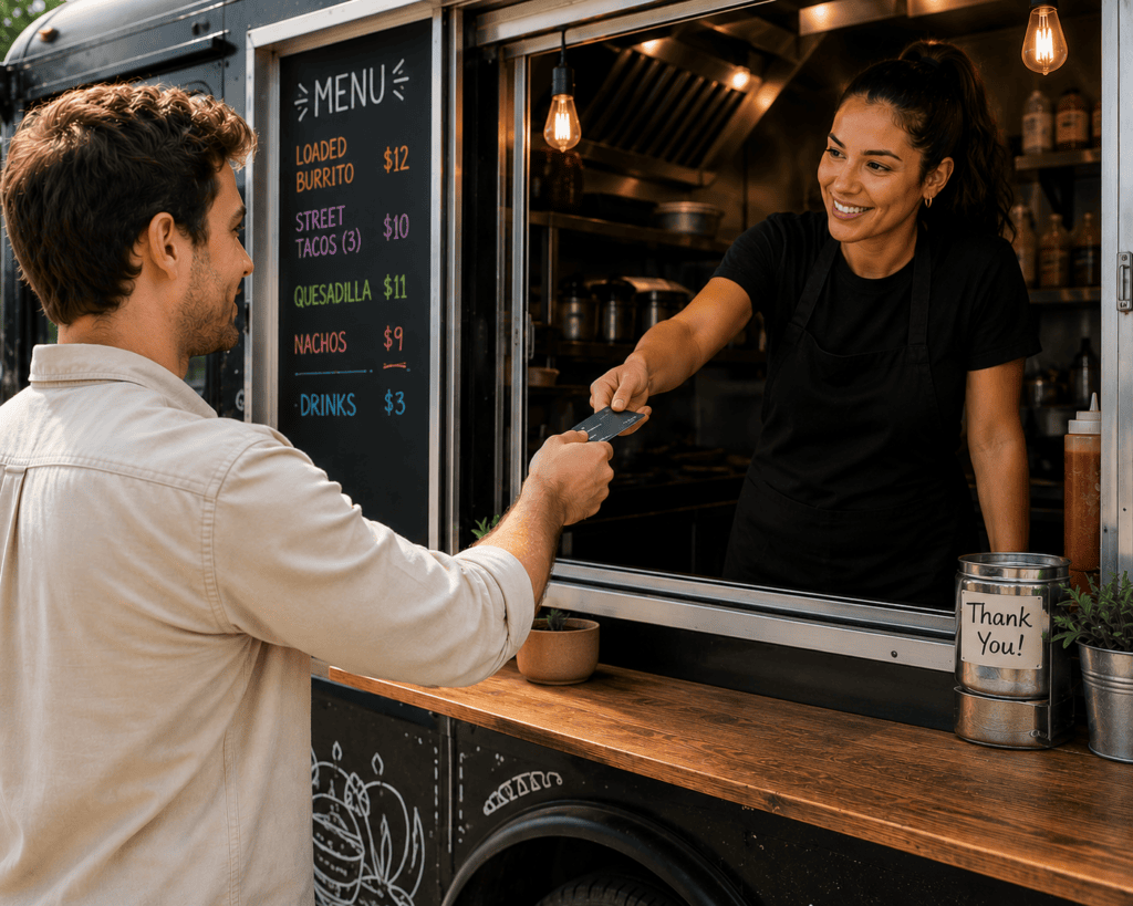 Paradise Food Truck iPAD POS from iSmart Payments