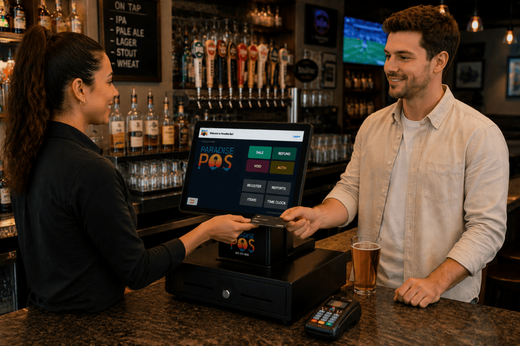 Paradise POS Features for Bars & Nightclubs