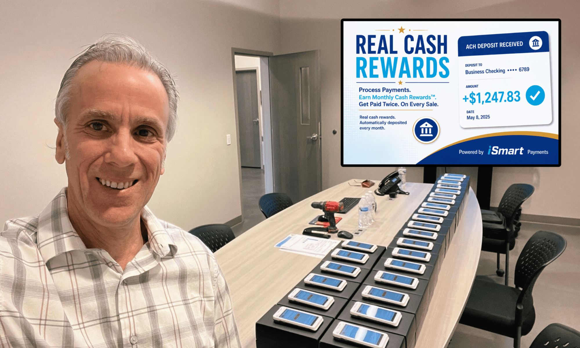 Image of Greg Kapitan with iSmart Payments at Contact Us Page