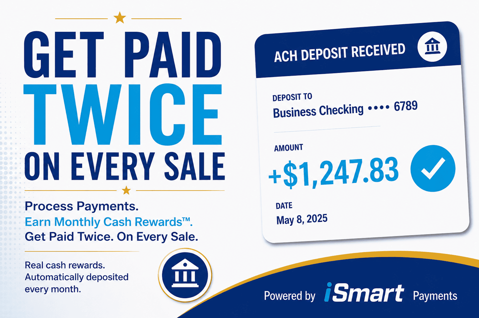 Image of How To Get Paid Twice On Every Sale with Monthly Cash Rewards from iSmart Payments