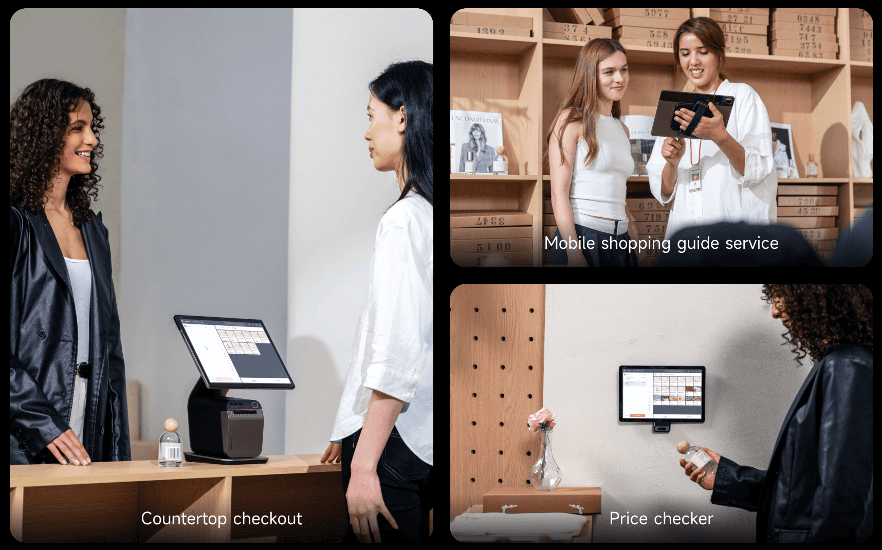 Image of Payanywhere Retail POS System and customer