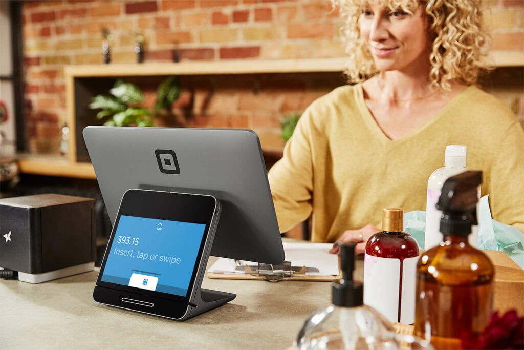 Image of Square Register and Merchant